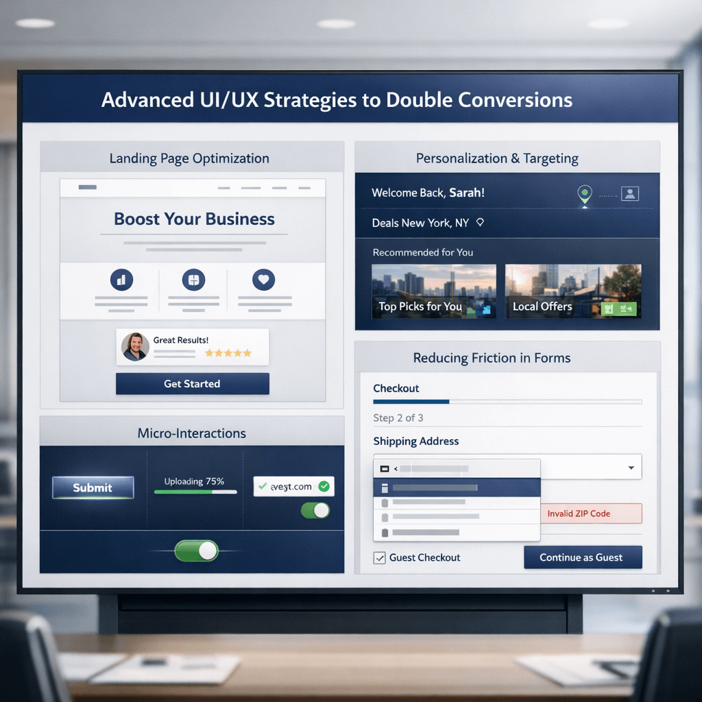 Advanced UI/UX Strategies to Double Conversions