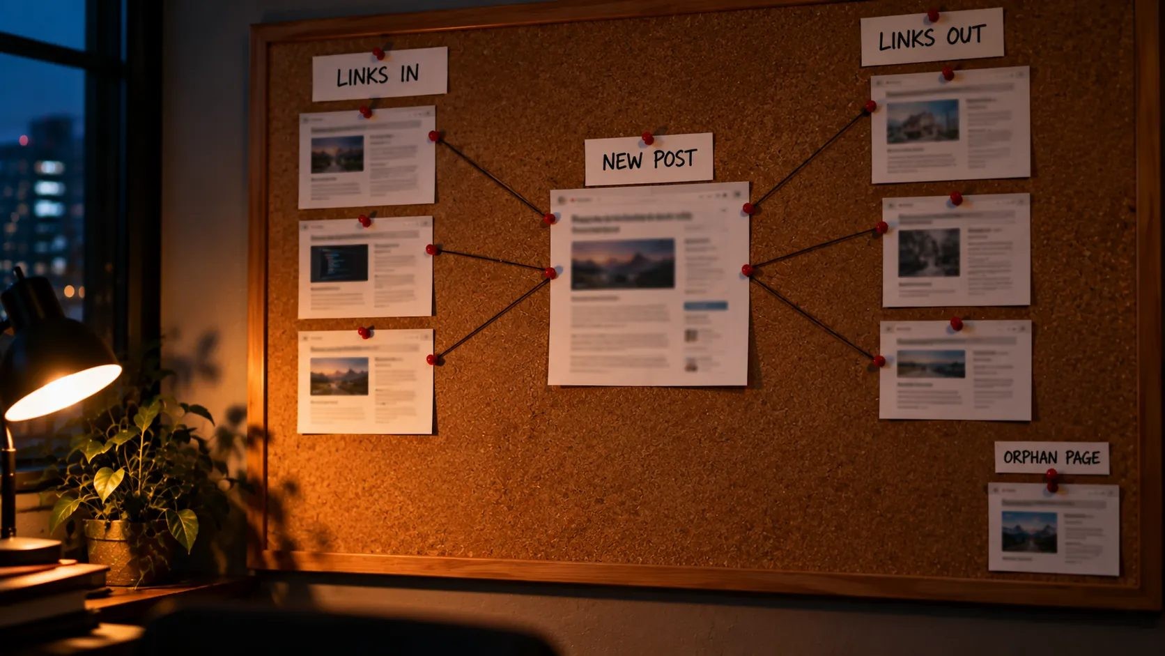 Linking to a new page from existing pages