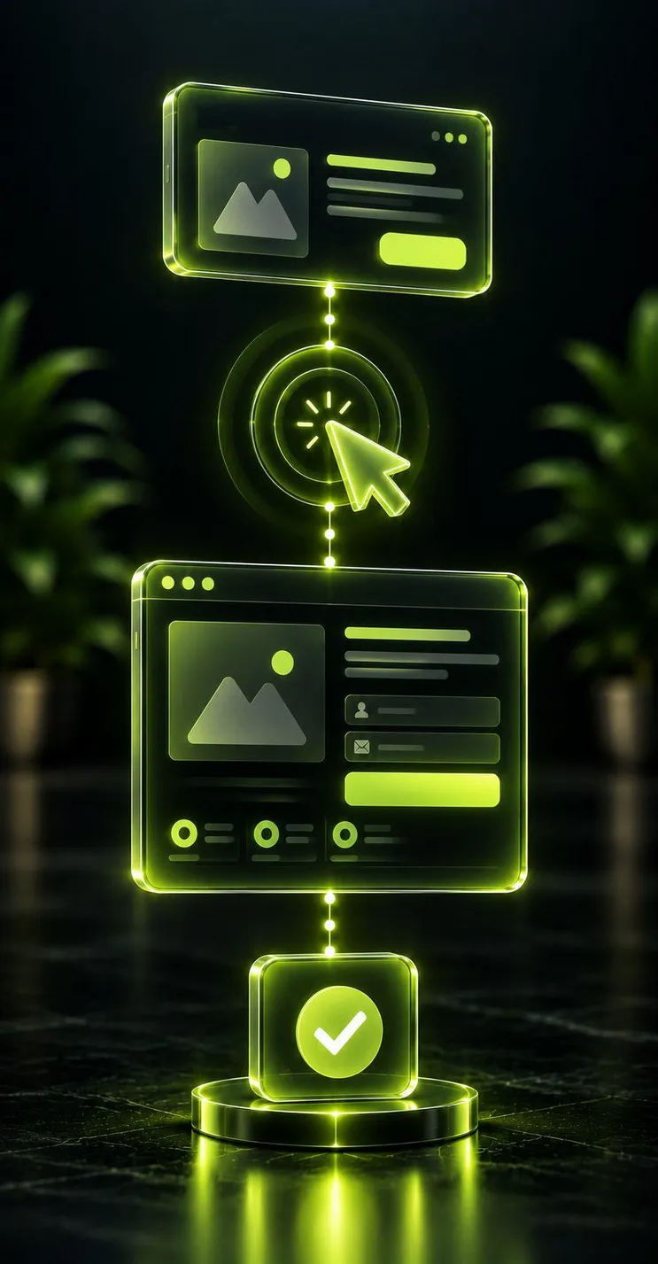From an ad to a click to a landing page to a conversion