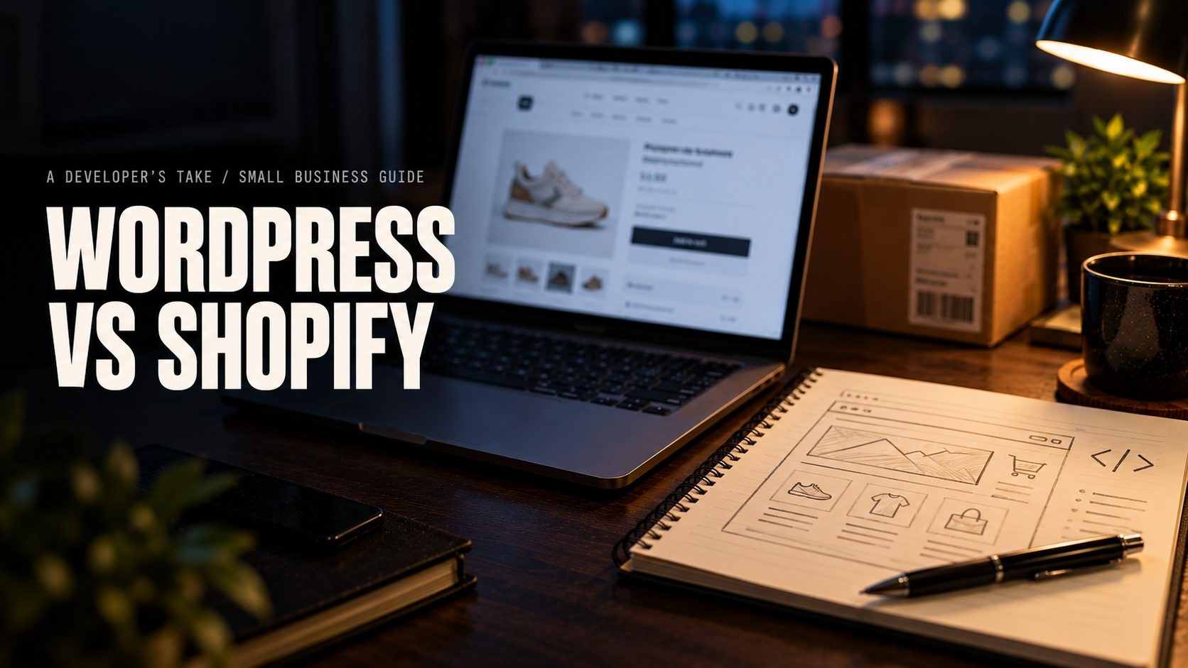 Wordpress vs shopify featured